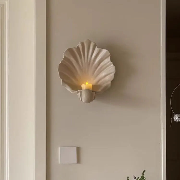 White resin simulation shell fruit plate ornament for table centrepiece decoration