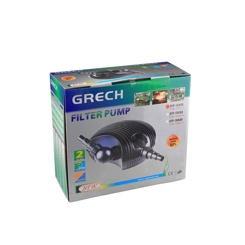 CFP series horizontal plastic pond filter pump for large water flow in garden pond filtration systems.