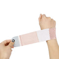 High elasticity breathable athletic wristguards in black, grey, and pink colours.