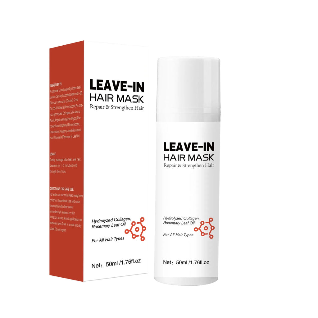 50ml hair conditioner bottle for frizzy hair treatment with FP-5 export classification