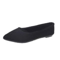 Women's leopard print flat pumps with pointed toe and low heel on cotton upper