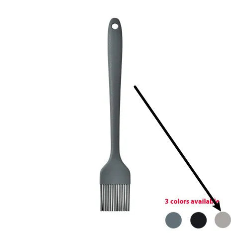 12-piece silicone kitchenware set with rotating storage bucket in black, including spatula, spoons and cooking utensils