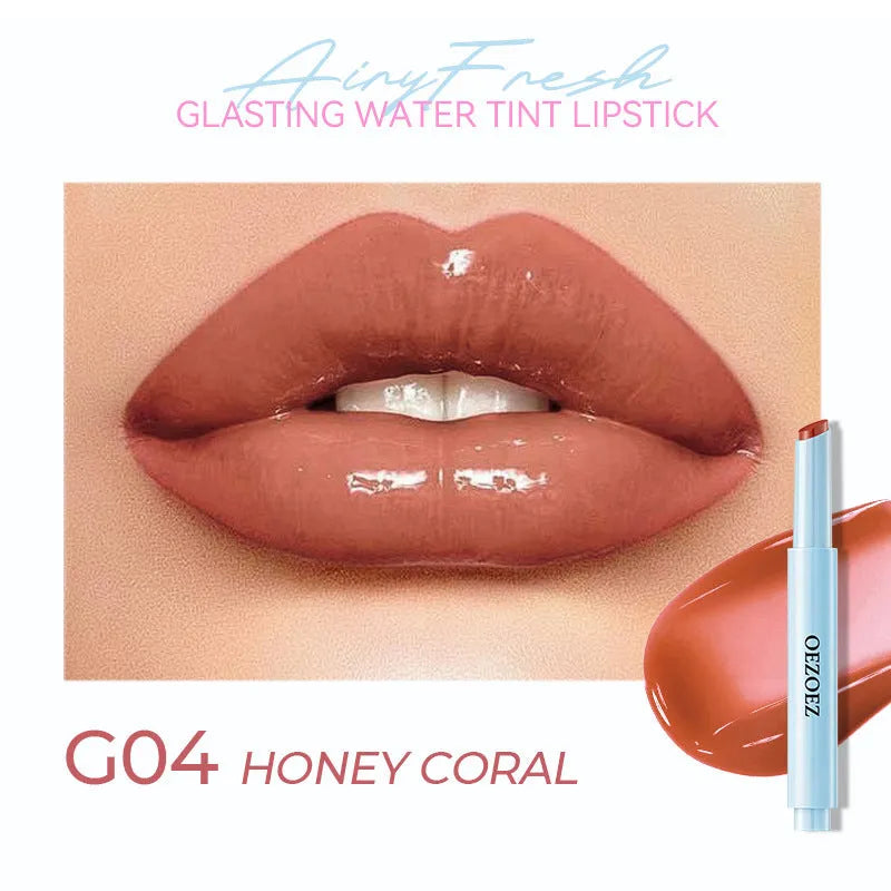 Waterproof moisturising lipstick in six colour variants Z0033-G01 to Z0033-G06, 1.8g net content.