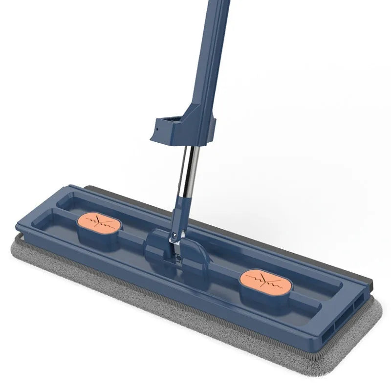 New style large flat mop with 360 rotating head and 137cm stainless steel handle for cleaning tile and wood floors