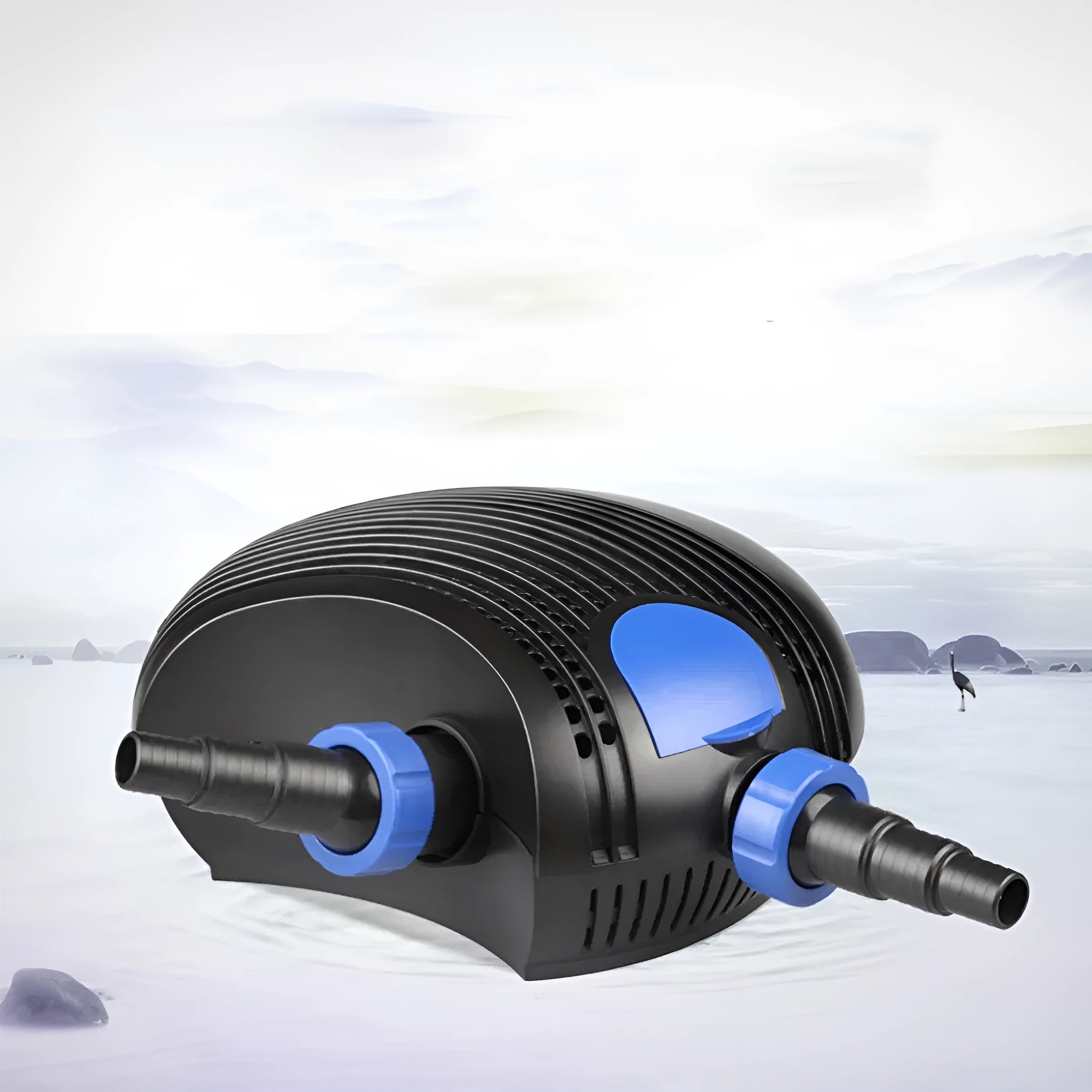 CFP series horizontal plastic pond filter pump for large water flow in garden pond filtration systems.
