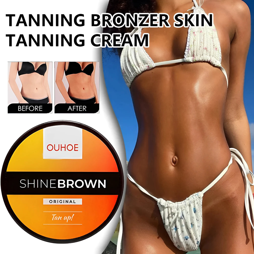 50g tube of tanning cream and 50g tube of aloe vera gel in a summer skincare set