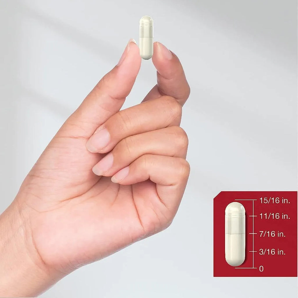 Bottle of 150 apple cider vinegar health supplement capsules