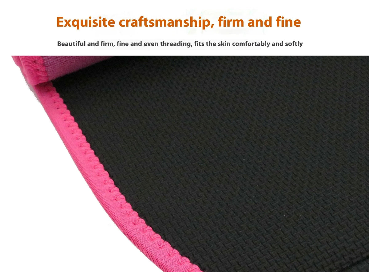 Neoprene lumbar support belt for adult fitness and sports activities in black colour