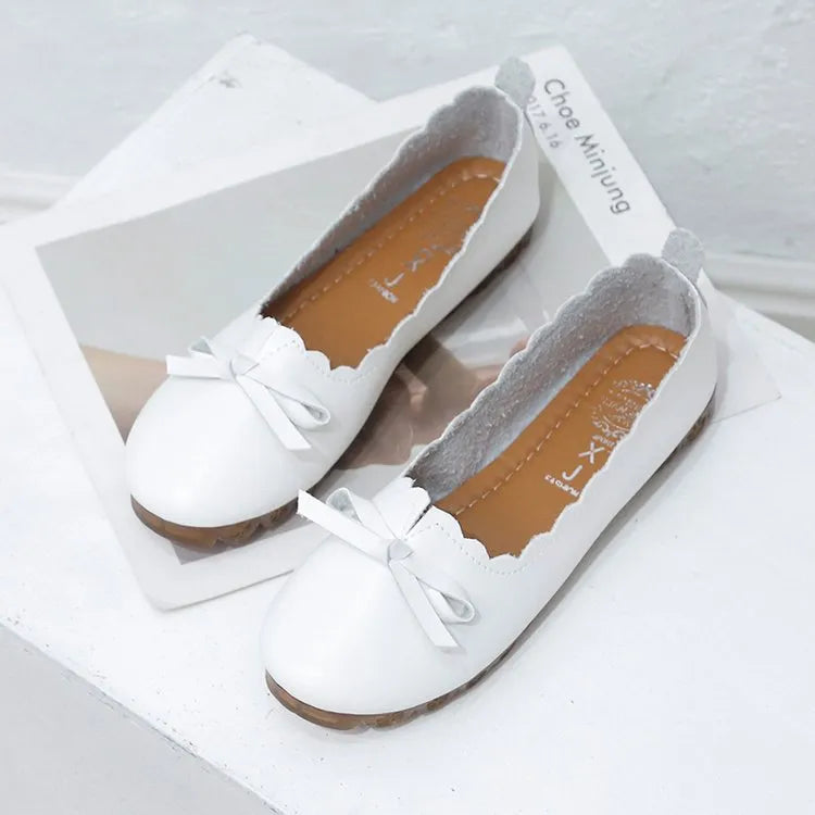 Korean style shallow mouth pumps in white and apricot, flat low heel 1-3cm, round toe, sizes 35-40