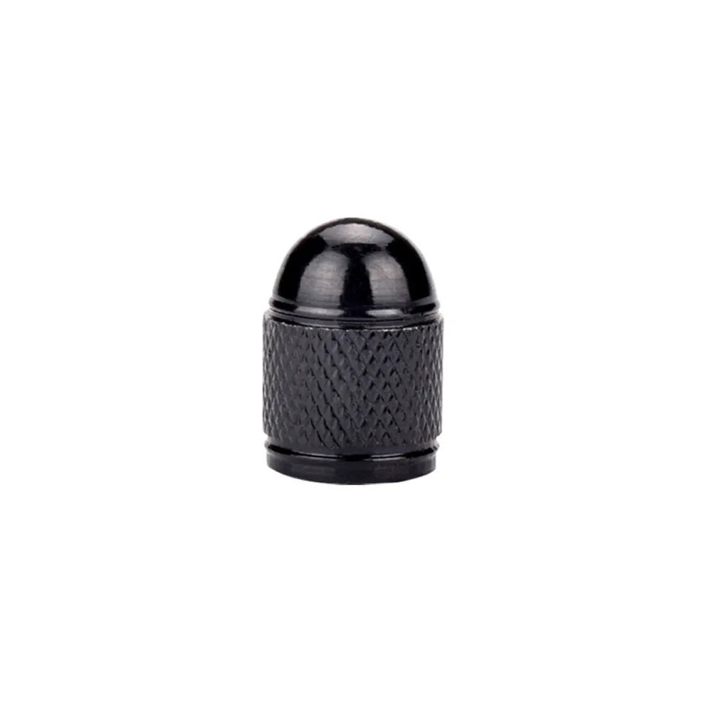 Aluminium alloy mountain bike tyre valve cap in five colour options
