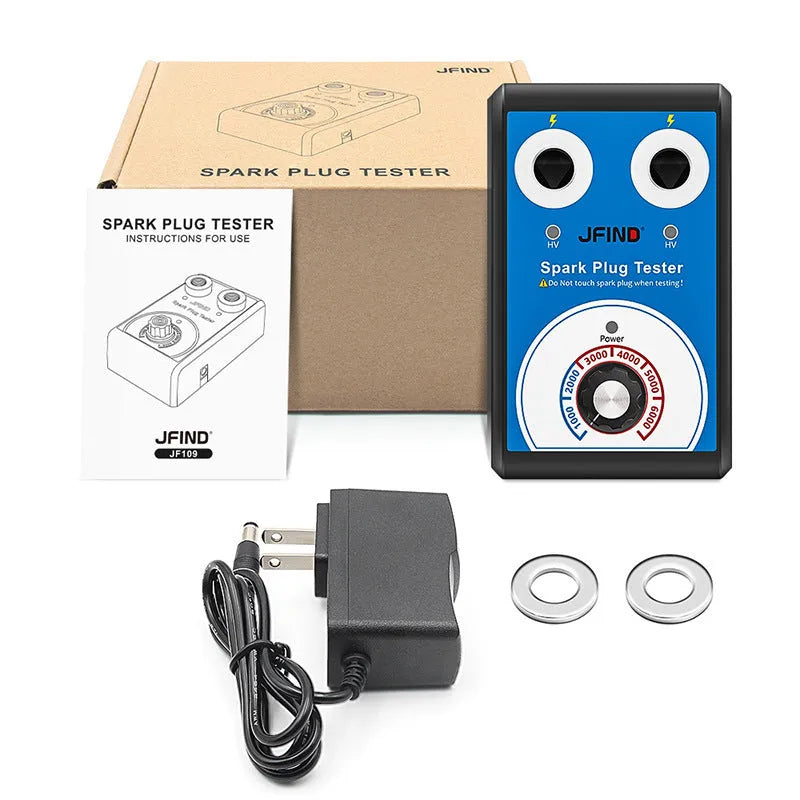Car double hole plug ignition system detector spark plug tester with American and European Standard compatibility