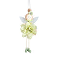FARCENT cloth Easter party pendant with elf and floral angel girl design in dark pink, pink, green, and yellow colour options.