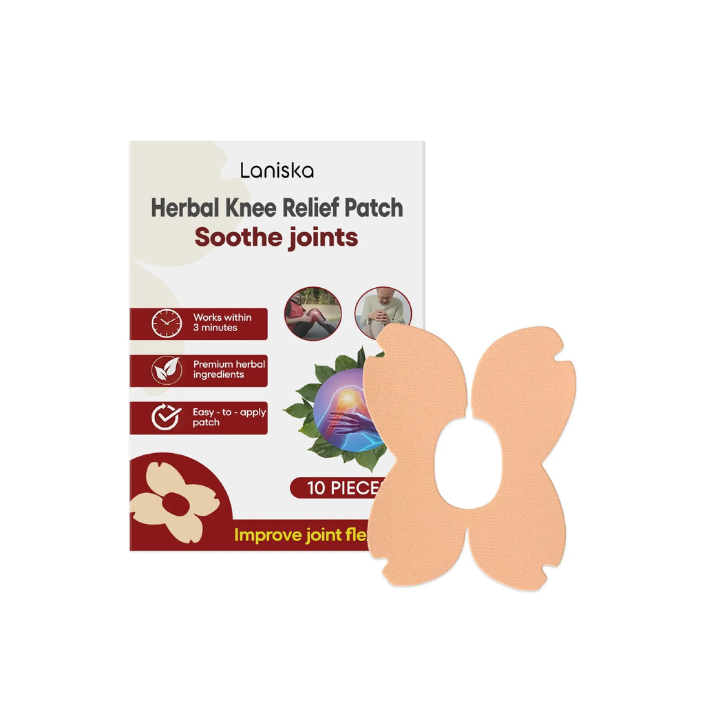 LANISKA herbal moxa leaf menthol joint care adhesive bandages 10 piece pack with box