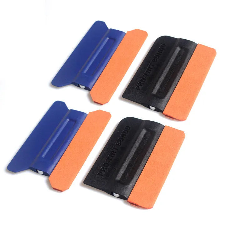 Car colour changing film scraper tool with magnet backing for vinyl removal