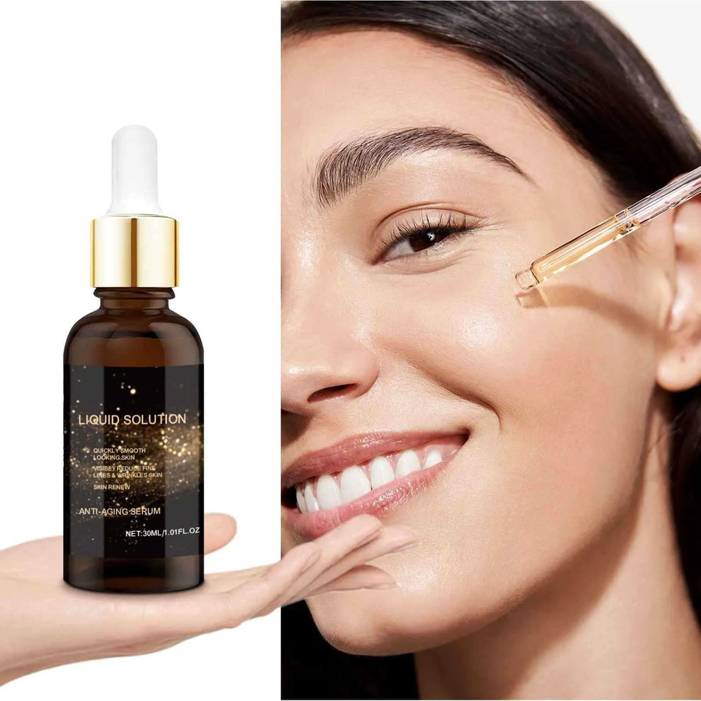 30ml facial moisturising liquid with hyaluronic acid in 9cm bottle