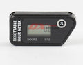 Black waterproof LCD electronic maintenance timer for engine service scheduling