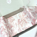 Single sheet of French-style retro MG tissue paper, colours pink-purple and green-purple, size 50cm by 70cm.