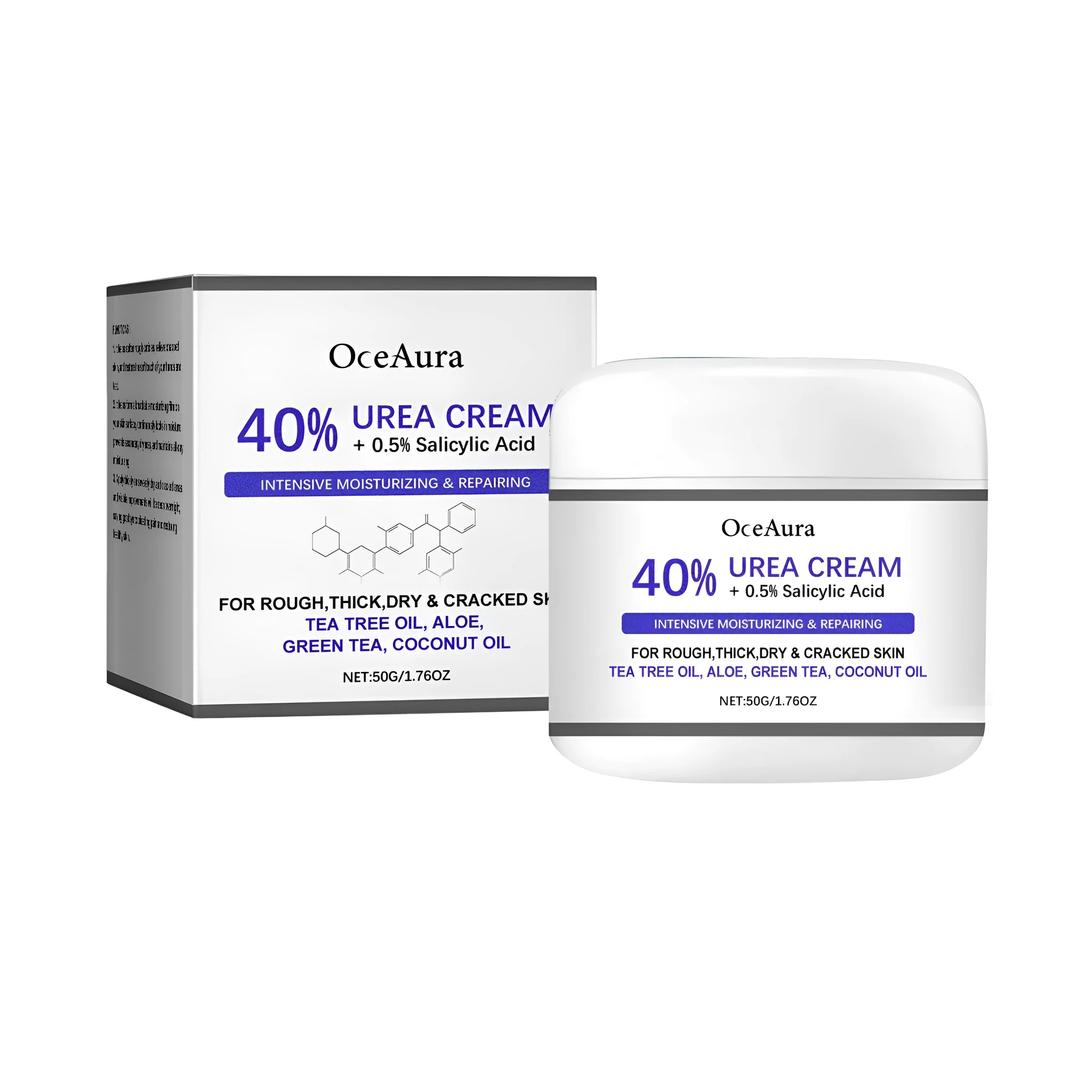 50g jar of Anti Cracking Care Hand and Foot Cream on a plain background