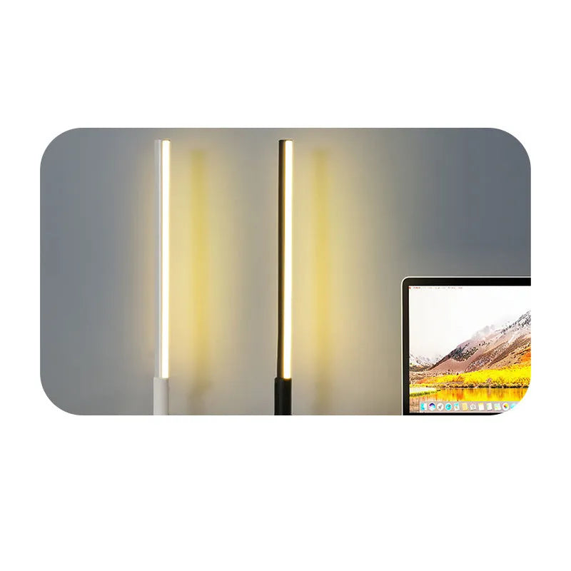 Black retro aluminium alloy atmosphere lamp with warm white and RGB lighting modes.