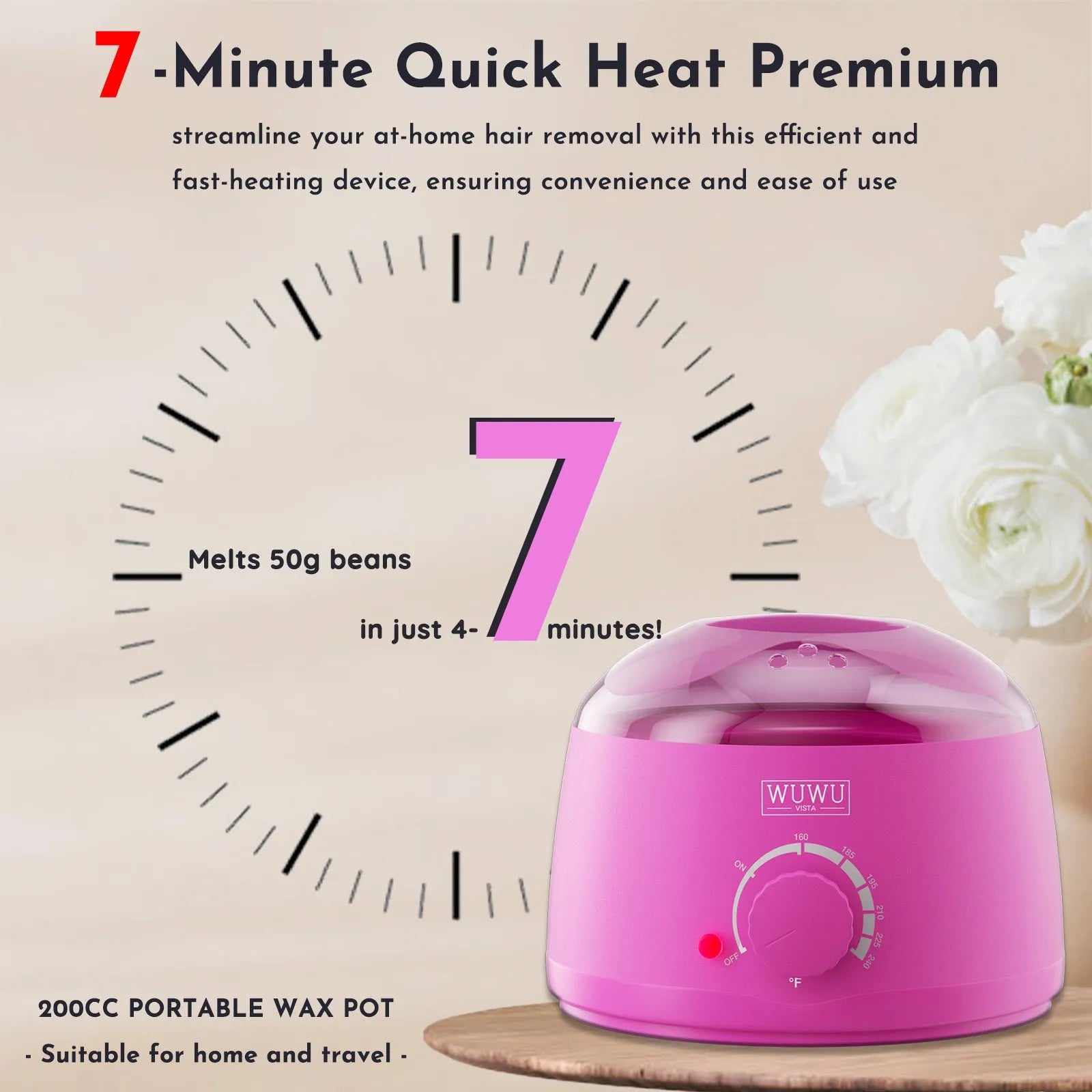 29-piece gold-standard hard wax kit with black wax warmer, coloured wax beads, wax sticks, and aftercare products