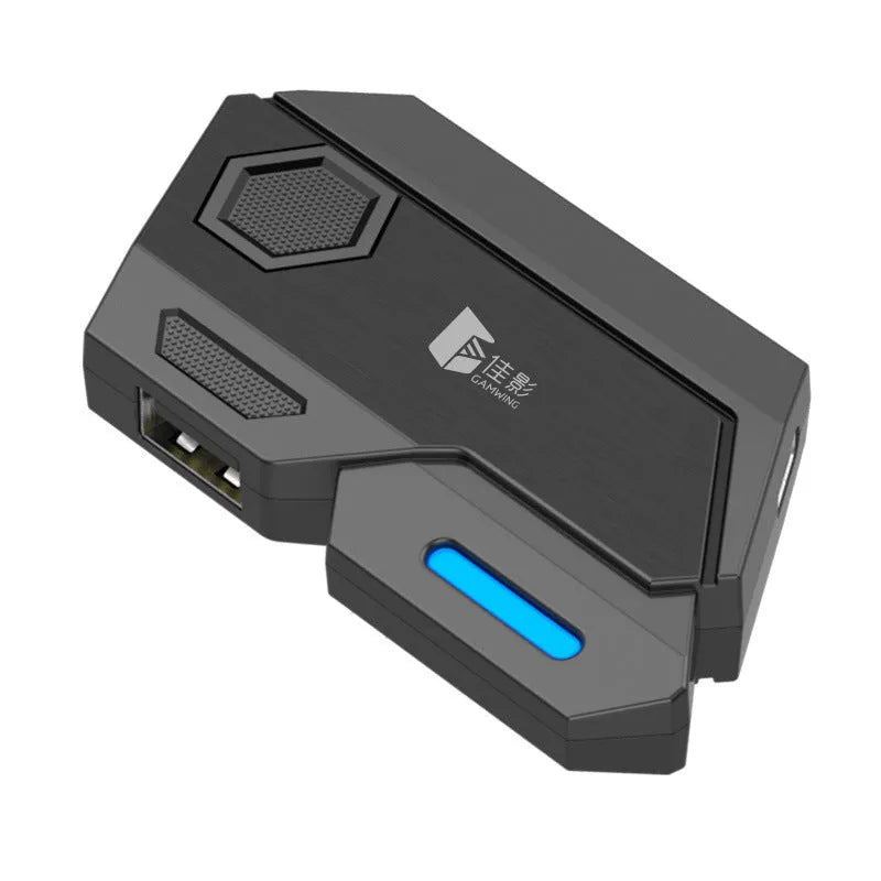 Chicken Throne gaming converter showing USB interface and official configuration colour