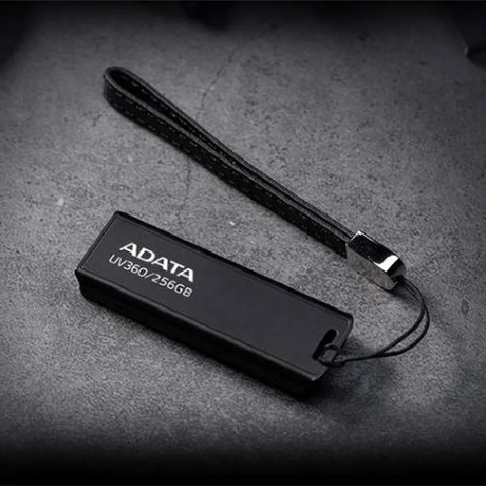 Black car-mounted USB flash drive with waterproof plastic case showing dimensions 53.3 x 17.9 x 7.4 mm