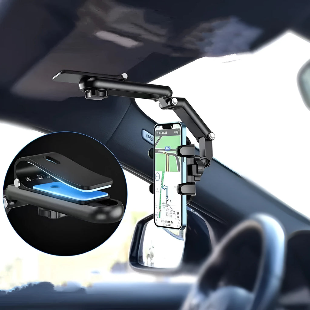 Car mount sun visor with buckle attachment in black or green for rear seat window shading