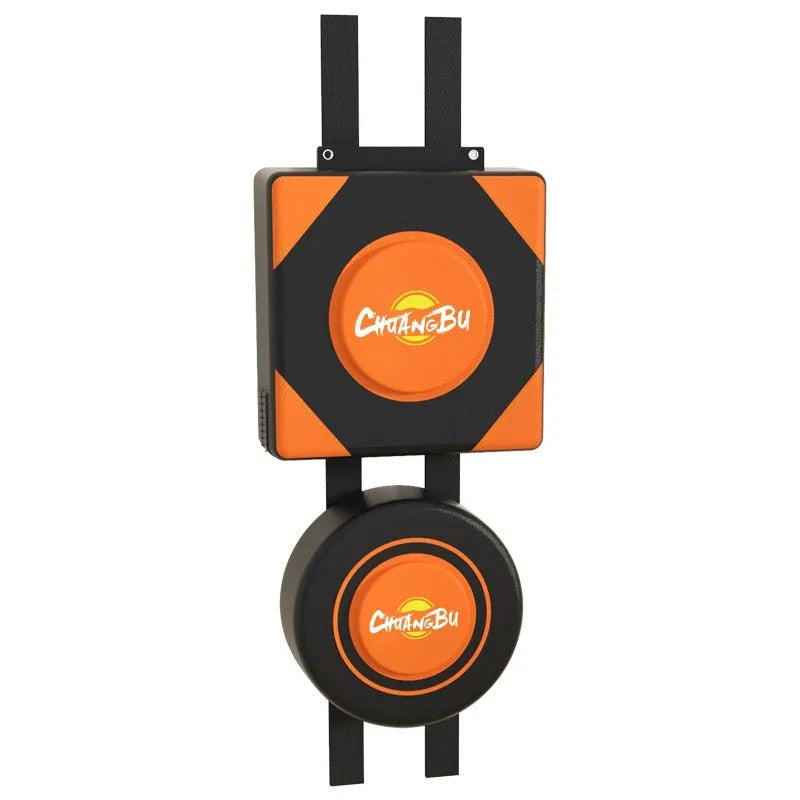 PU leather hanging boxing wall target sandbag for home training in various sizes.