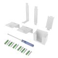 White wall-mounted gaming controller hook for PS5 Xbox Switch remote storage