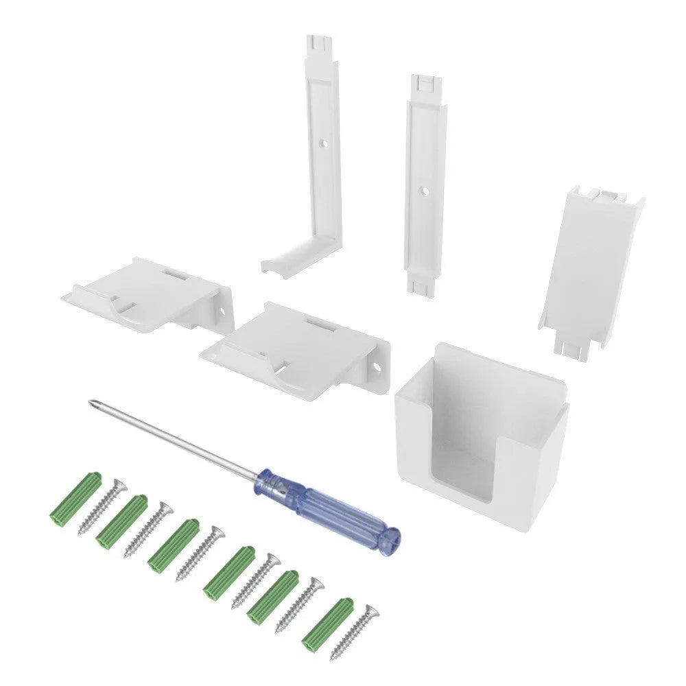 White wall-mounted gaming controller hook for PS5 Xbox Switch remote storage