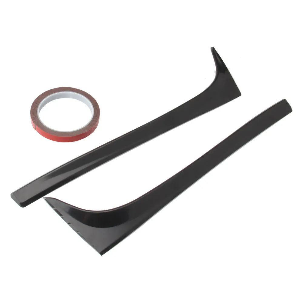Glossy black ABS plastic rear window spoiler wing for Volkswagen Golf 7 MK7 car.