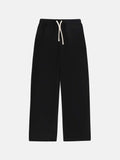 Men's fleece-lined sweatpants with elastic waistband in multiple colour options