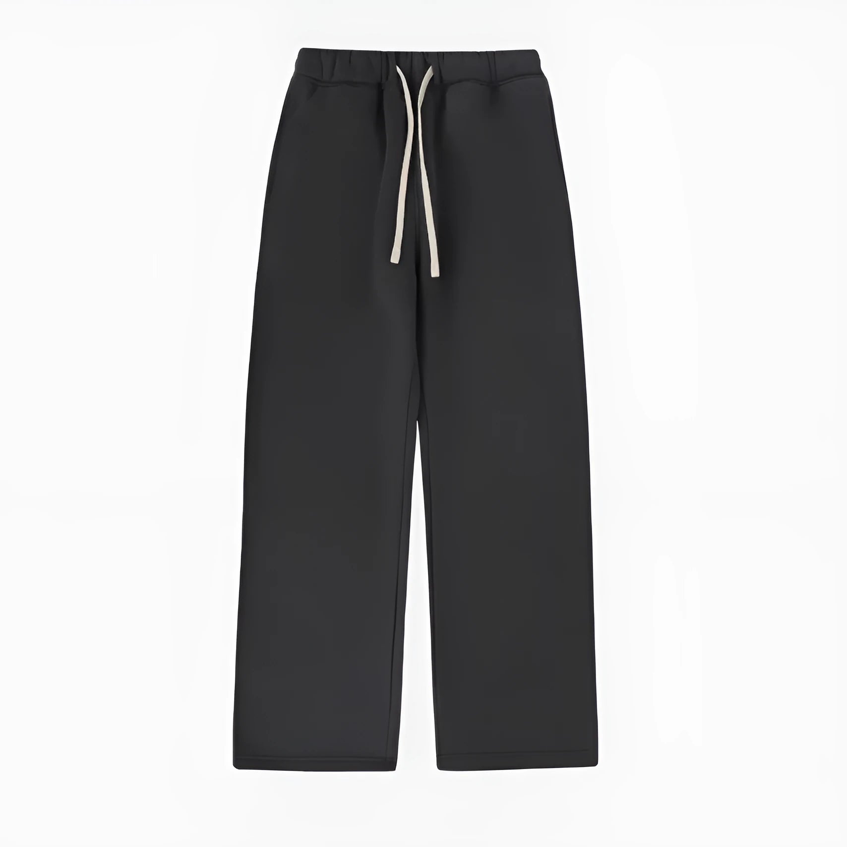 Men's fleece-lined sweatpants with elastic waistband in multiple colour options