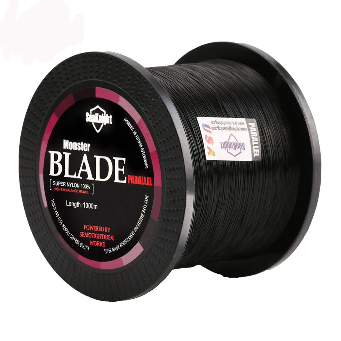 Seaknight 1000 M nylon monofilament fishing line spool in multiple colours and sizes