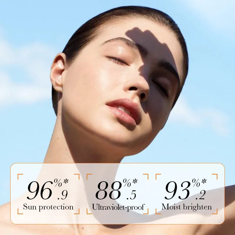 Double tube 50g sunscreen and makeup primer product for universal skin type