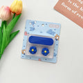 Plastic cartoon-design magnetic data cable fixer for desktop organisation in assorted colours