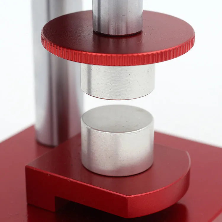 Watch repair spiral cap presser tool set with 20 plastic moulds for back cover maintenance