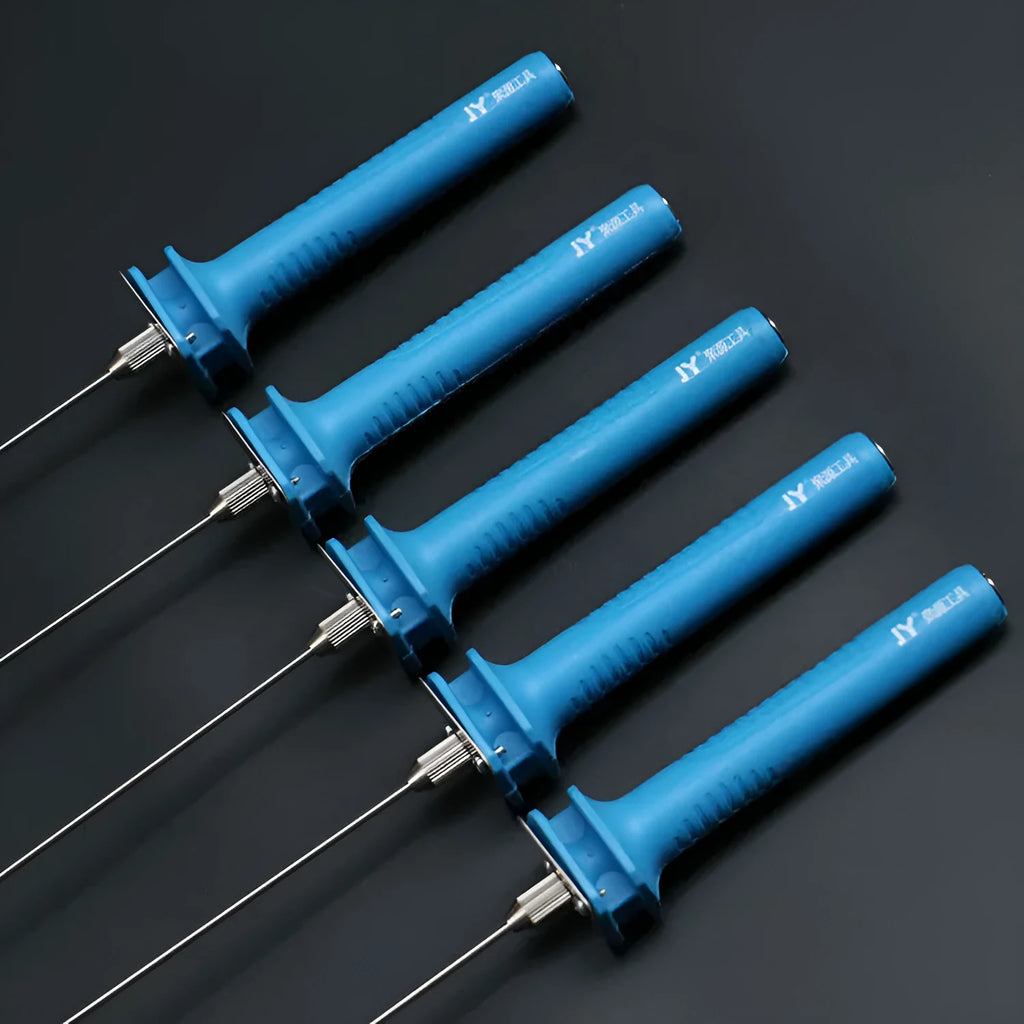 Blue plastic handle electric heating cutter for foam polystyrene board cutting with thermocutting blade