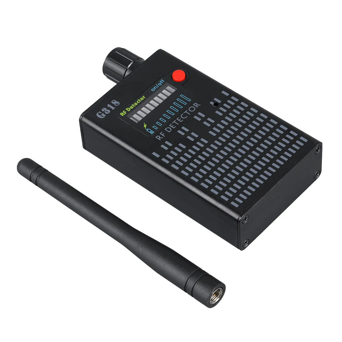 Black aluminium alloy G318 hole camera detector for privacy protection