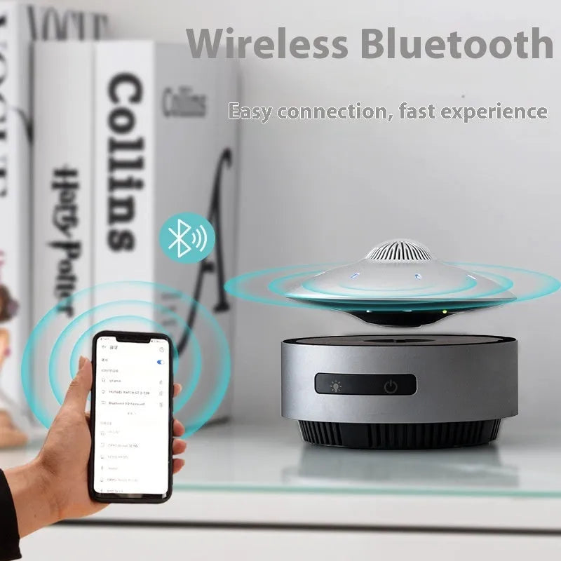 Automatic lifting magnetic levitation Bluetooth speaker in automatic lifting audio colour