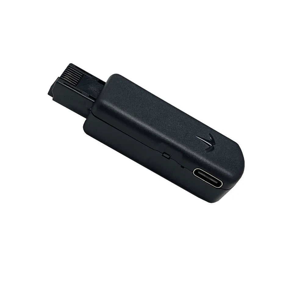 Black aluminium alloy PlayStation JB Tool USB adapter for firmware switching with Ethernet port