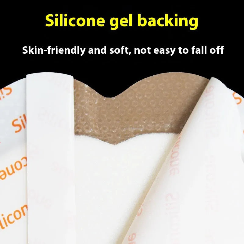 Large skin-colour bedsore sticker with silica gel foam dressing for pressure sore prevention
