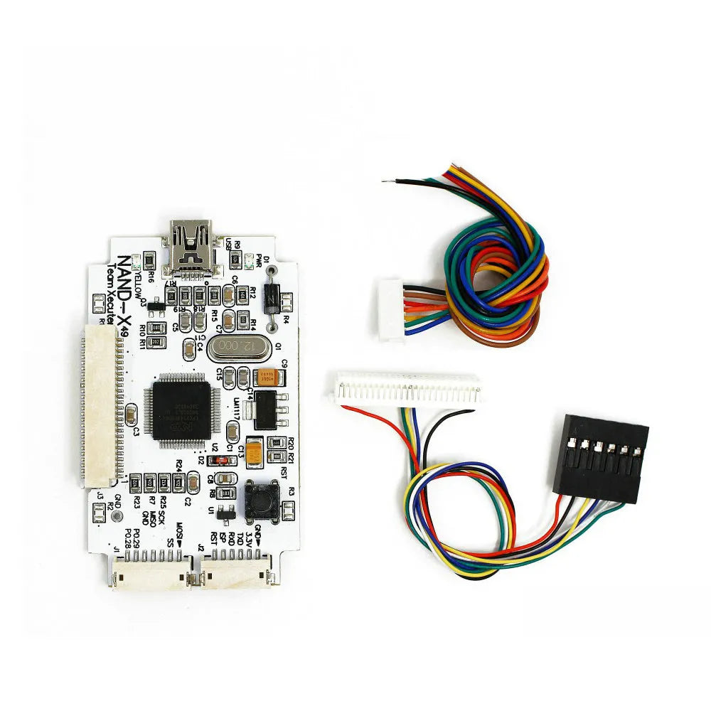 Simplified Xbox 360 brush chip tool kit with USB connector and three-piece components for console NAND-X flashing