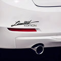 English reflective bumper sticker in plastic measuring 16cm by 3.8cm with British design