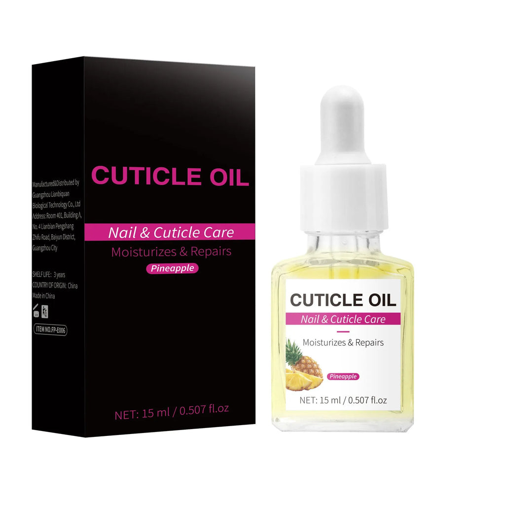 15ml bottle of moisturising nail cuticle oil with stratum corneum oil formula