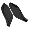 Pair of transparent black ABS plastic side head covers for Harley Touring motorcycle