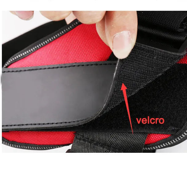 Reflective adjustable nylon no-pull dog harness vest in multiple colours