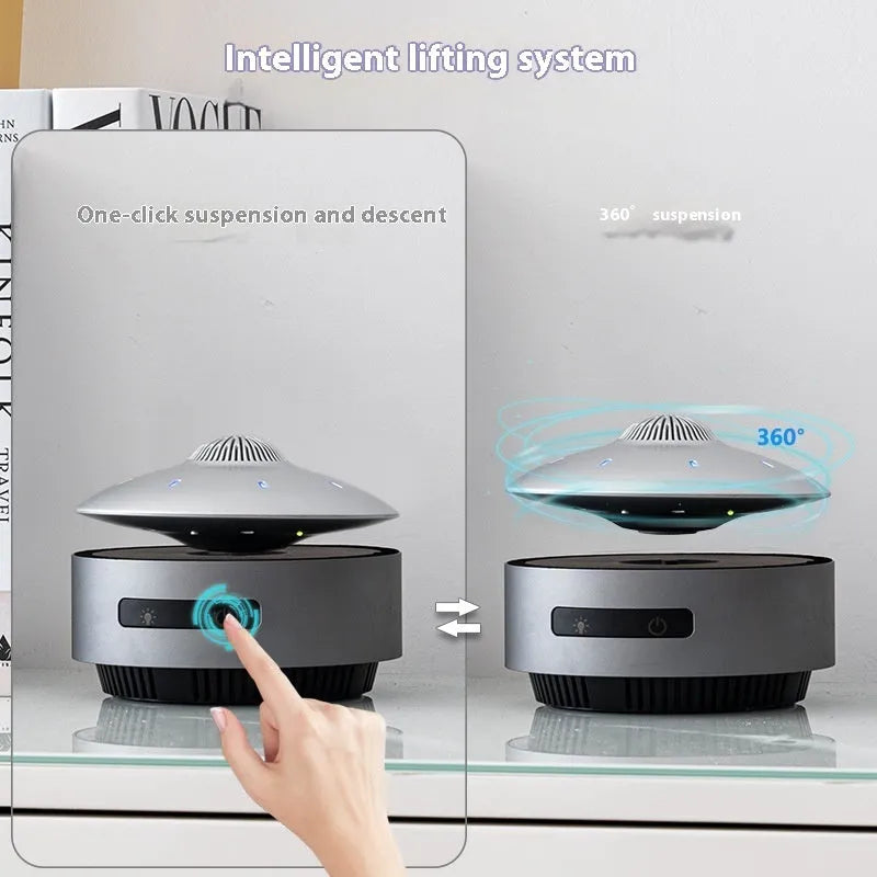 Automatic lifting magnetic levitation Bluetooth speaker in automatic lifting audio colour
