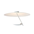 Iron art chandelier ceiling lamp with 50cm diameter in white or white gold finish