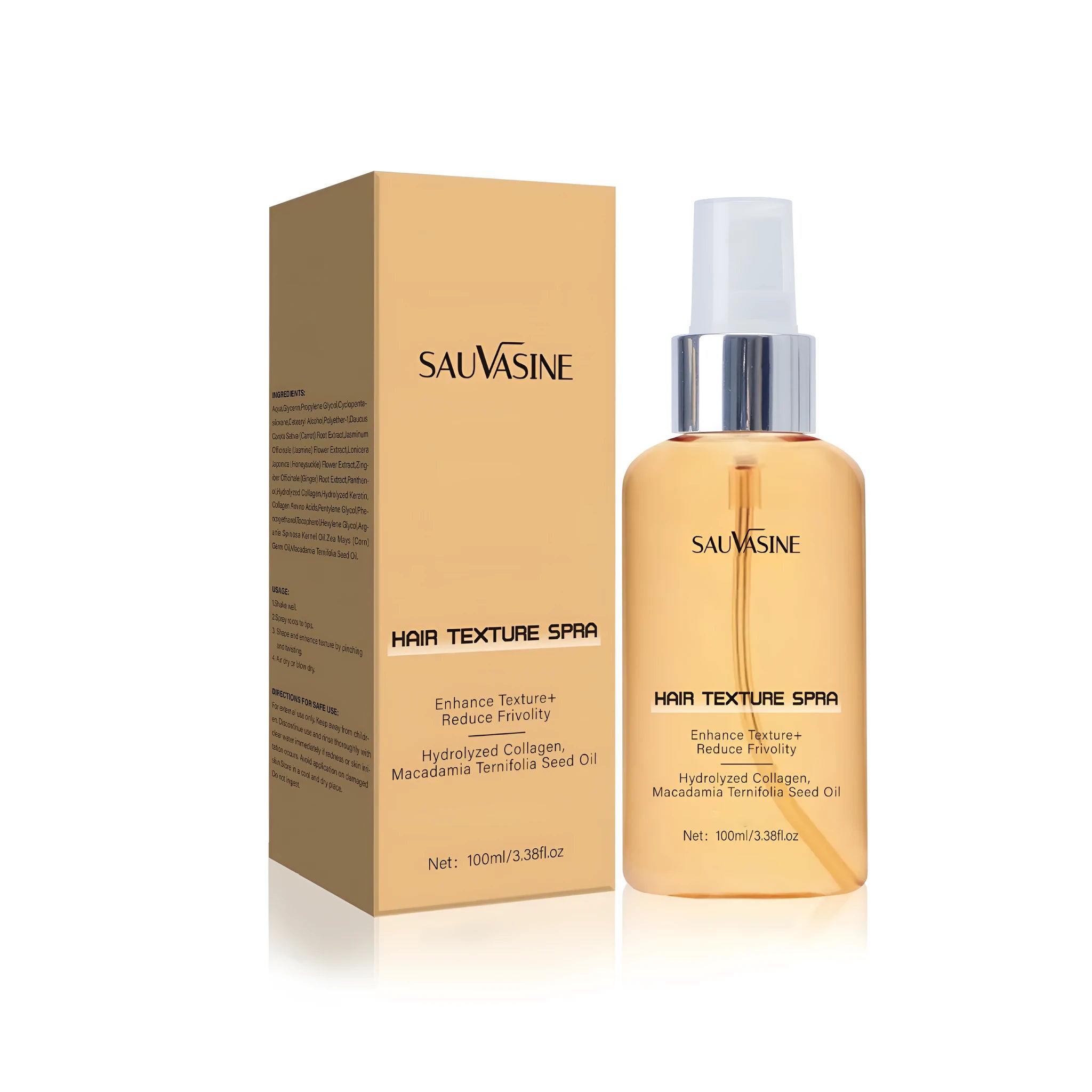 100 ml scalp care spray bottle for frizz reduction and moisturising treatment